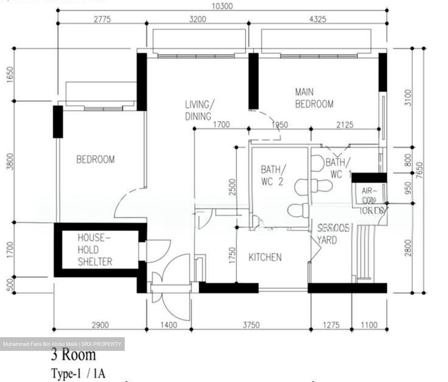 Blk 419B Waterfront II @ Northshore (Punggol), HDB 3 Rooms #552415751